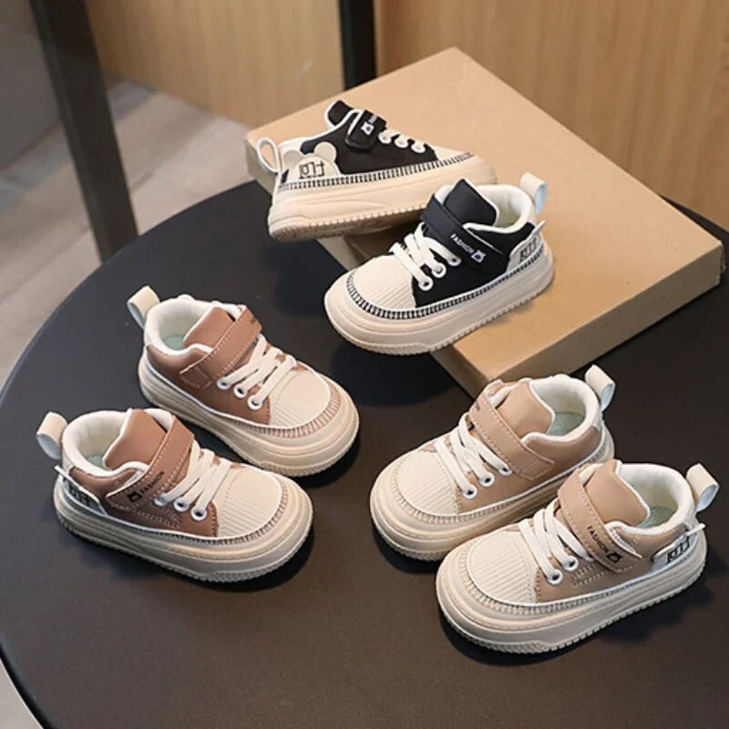 Bērnu ikdienas sporta apavi Maziem bērniem Bērnu, zēnu modes pastaigu apavi Mīkstas zoles Pretslīdēšanas zīdaiņu pastaigu apavi Bērnu sporta apavi