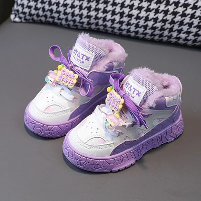 Bērnu sporta apavi meiteņu kedas sporta apavi meiteņu ikdienas modes mazuļu princešu apavi Neslīdoši ikdienas apavi ar mīkstu zoli