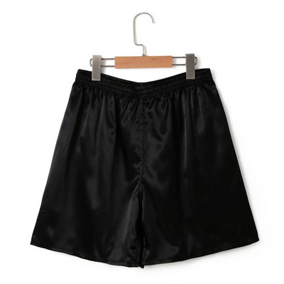 Καλοκαιρινή ανδρική μόδα Ρόμπες σπιτιού Σορτς καθαρό χρώμα Μεταξωτό σατέν πιτζάμα Πυτζάμες Σαλόνια Εσώρουχα