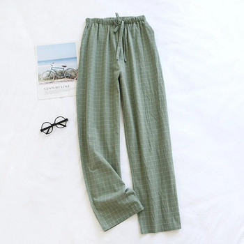 Ανδρικό παντελόνι πιτζάμα καρό σχέδιο βαμβακερές πιτζάμες μακρύ παντελόνι για την άνοιξη και το καλοκαίρι λεπτό στυλ Ανδρικό παντελόνι σε συνθετικό μέγεθος