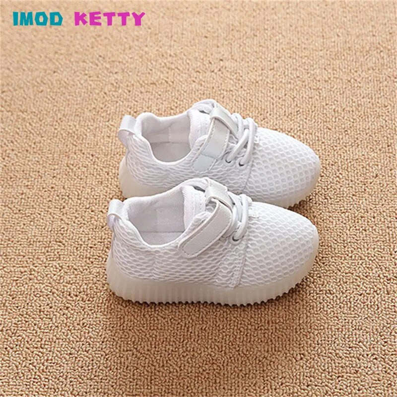 Dječje LED tenisice Ljeto i jesen 2023. Dječaci Djevojčice Svjetleće cipele za bebe Svjetleće tenisice Ležerne mrežaste cipele Prozračne