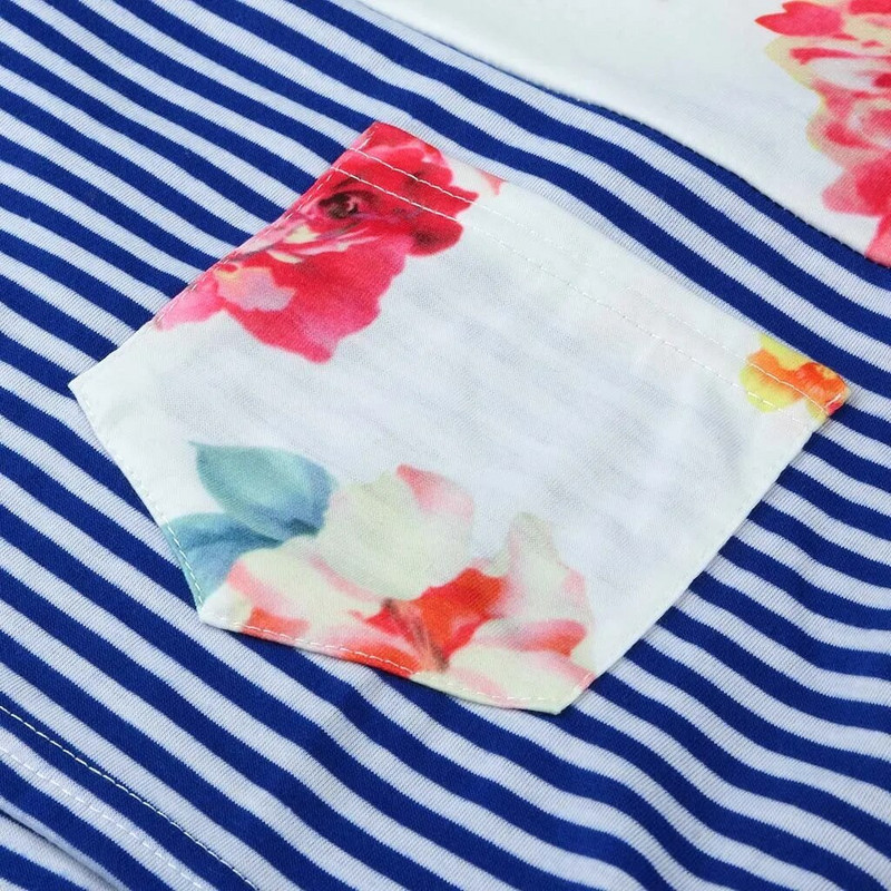 Ženska odjeća za trudnice i dojenje Majice za dojenje Prugasta bluza kratkih rukava majica kratkih rukava Odjeća za dojenje za trudnice CD