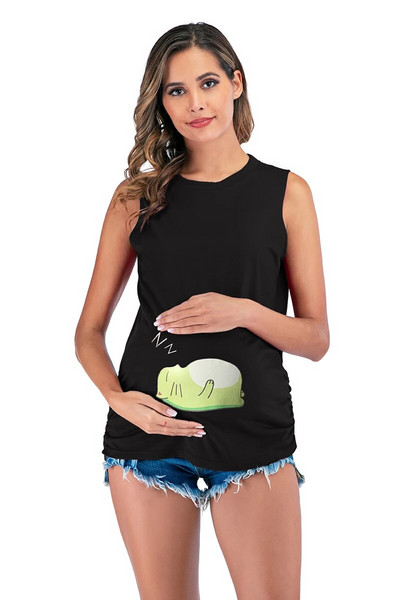 2023 Loading Naiste Raseduse Lühikeste varrukatega Topid T-särk Rasedus Naljakas riided rasedatele Rasedatele Soe allahindlus T-särk Drop Ship