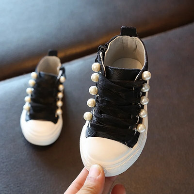 Proljeće Jesen Nove dječje cipele Školske savršene Čizme za djevojčice s bisernim dizajnom zakovice Super mekane i udobne 1-6 godina