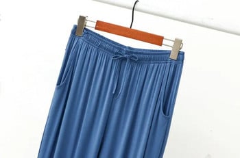 Fdfklak Ανδρικό παντελόνι Modal Loose Casual Παντελόνι Harem Άνοιξη Φθινόπωρο Αρχική Πυτζάμες Παντελόνι Πυζά Ανδρικά Pantalones L-3XL