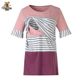 Ženska trudnička odjeća za trudnice Majica kratkih rukava za dojenje Majice za trudnice za bebe Majice za trudnice Odjeća za dojenje Ropa Embarazada