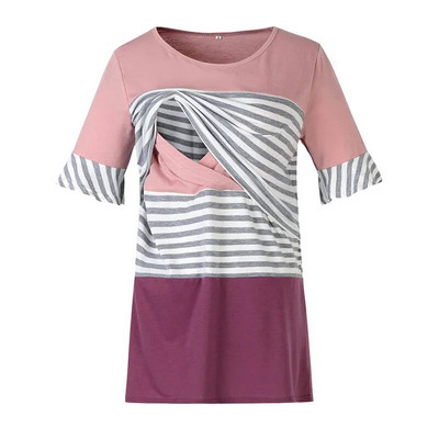 Ženska trudnička odjeća za trudnice Majica kratkih rukava za dojenje Majice za trudnice za bebe Majice za trudnice Odjeća za dojenje Ropa Embarazada