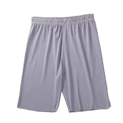 Summer Ice Silk Sleep Short Pants Мъжко спално облекло Ежедневни къси панталони Мъжки къси панталони за спане Свободни тънки удобни еластични долнища за сън