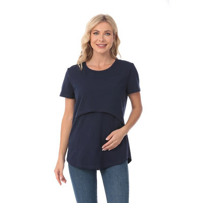 2023 NOVO Trudnička odjeća s dugim rukavima Majice za dojenje za trudnice Majica za dojenje Majica nakon poroda velika veličina