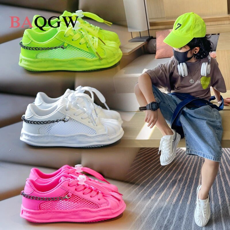 Bērnu elpojošs siets, dobi apavi meitenēm zēniem, mīksta apakša, mazuļu apavi Mazuļu apavi, neslīdoši skriešanas apavi