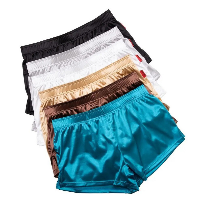 Muške pidžame, kratke hlače, kućna odjeća, glatko svilenkasto donje rublje, muške donji dijelovi za spavanje, salonke, kratke hlače, muške gaće, bokserice.