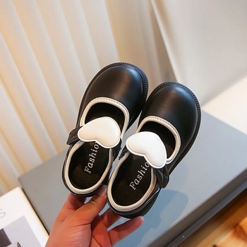 Παιδικά παπούτσια για κορίτσια Love 2023 Άνοιξη Φθινόπωρο Νέα Μόδα Παιδικά Princess Loafers Ρηχά παπούτσια μοκασίνια Casual Drop Shipping