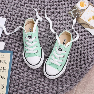 Školske cipele Moda za dječake Tenisice slatkih boja Ženske kratke platnene tkanine za djevojčice Kvalitetna vanjska strana Putna platnena odjeća Proljeće Jesen
