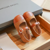 Meiteņu ādas apavi Krāsai atbilstošas bērnu modes daudzpusīgi 2023. gada jaunais pavasaris, rudens, mazuļu mokasīna apavi, mīkstas princeses PU