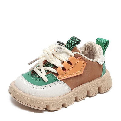 Dječje tenisice Dječaci Djevojčice Ležerne sportske lagane dječje cipele Prozračne PU kožne protuklizne dječje tenisice Veličina 21-30