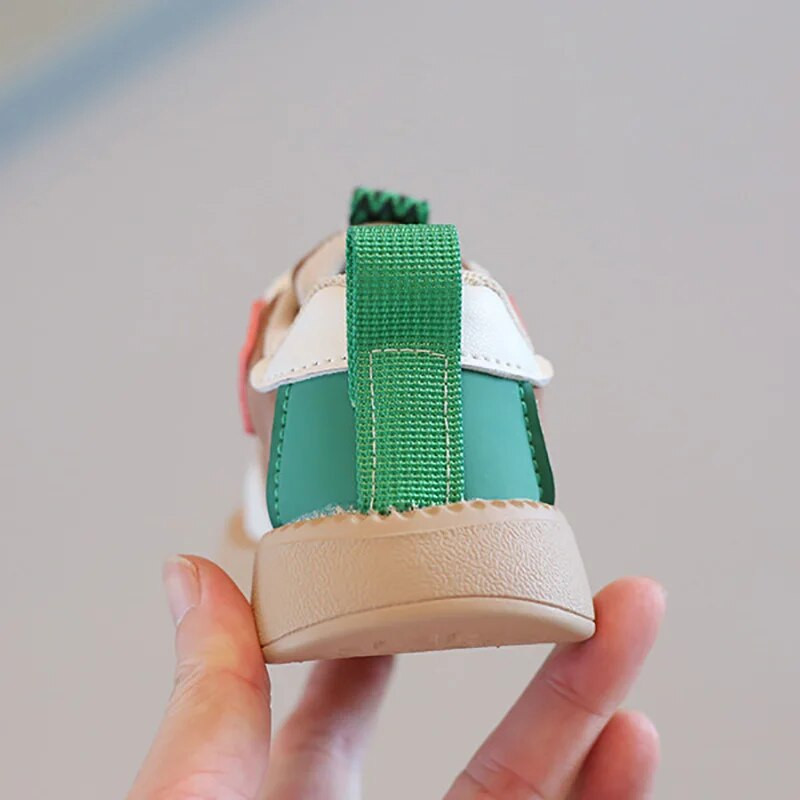 Dječje tenisice Dječaci Djevojčice Ležerne sportske lagane dječje cipele Prozračne PU kožne protuklizne dječje tenisice Veličina 21-30