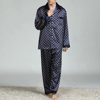 2022 Ανδρικές πυτζάμες σχεδιαστών για άντρες Νυχτικά Μακρυμάνικα μπλουζάκια ύπνου Παντελόνια λεπτές μεταξωτές πιτζάμες ανδρικές πυτζάμες Σετ πιτζάμες