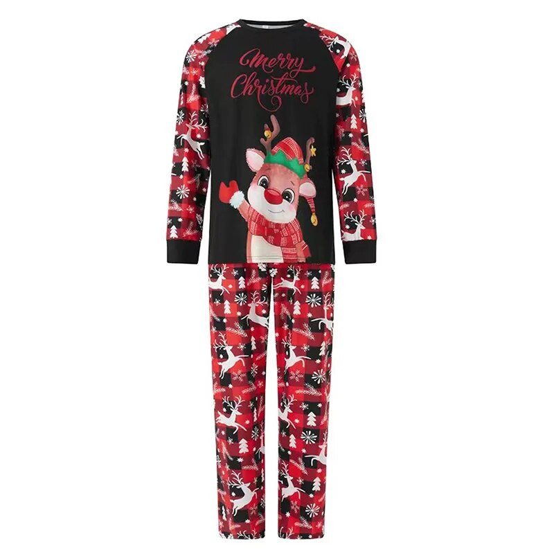 Ģimenei piemēroti tērpi Ziemassvētku pidžamas tētim, mātei, bērniem, sniegavīra apdruka, Ziemassvētku naktsveļa Ģimenes izskats, apģērbu komplekti, naktsveļa