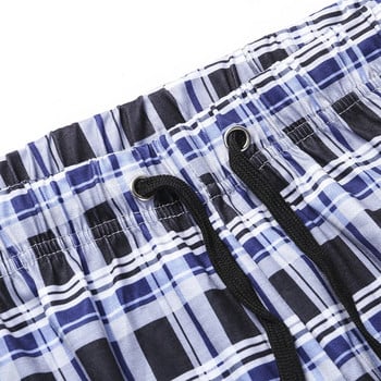 Μέγεθος M-2XL Casual Loose Παντελόνι Παντελόνι Ανδρικό Loose Sleep Bottoms Καρό Flannel Lounge/Πυτζάμες