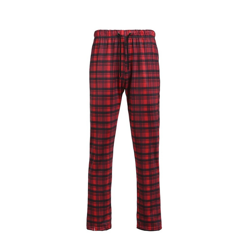 Veličina M-2XL Ležerne široke hlače Hlače Muške široke donje hlače za spavanje Karirane flanelske salonske hlače/pidžama hlače