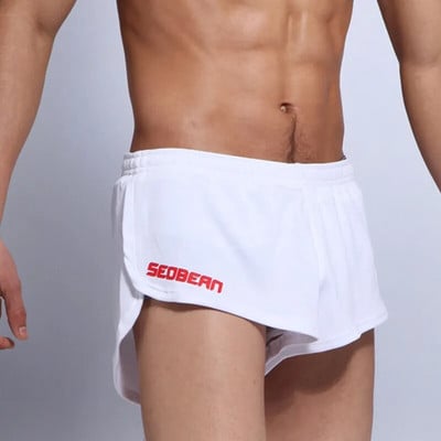 Πυτζάμες Heavywood Boxer Σορτς Ανδρικά Sleep Bottoms Καλοκαιρινό Casual Εσώρουχα Σπίτι Σορτς Χαμηλής Μέσης Αναπνεύσιμο Ανδρικό Σώβρακο 2 σε 1