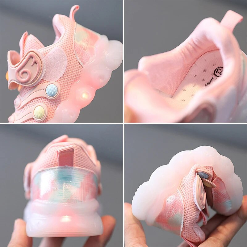 Dječje LED cipele za djecu Svjetleće tenisice Prozračne cipele za malu djecu za dječake Djevojčice Svjetleće cipele sa svjetlima