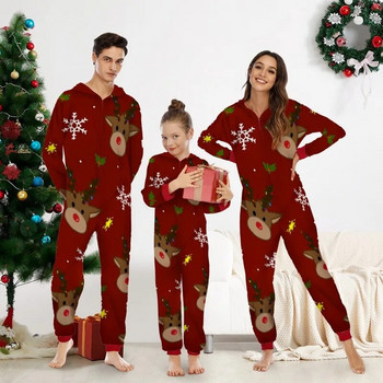 Χριστουγεννιάτικα Οικογενειακά ασορτί ρούχα για ενήλικες Παιδί 2024 Ειδήσεις Σετ πιτζάμες Βρεφικά ρούχα Casual Sleepwear Χριστουγεννιάτικα Family look Πυτζάμες