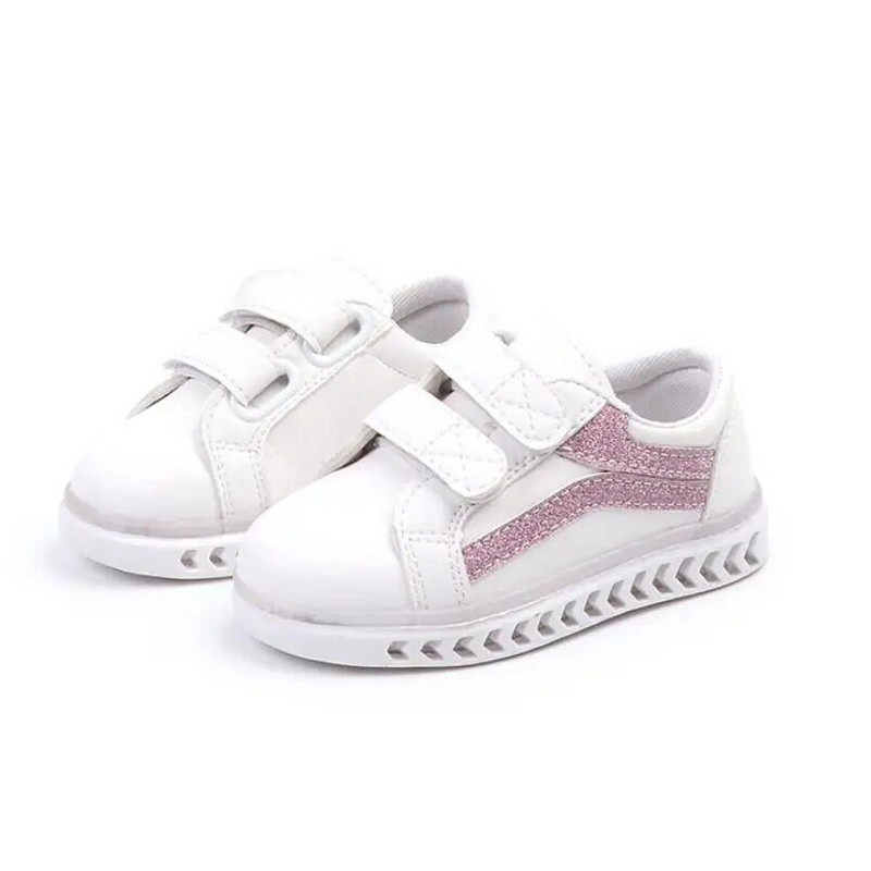 Dječja sportska obuća Proljetne svjetleće modne prozračne cipele za dječake Mrežaste cipele za djevojčice Tenisice protiv klizanja s laganim tenisicama za trčanje