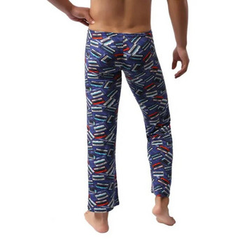 Спално облекло Пижами Мъжки панталони Ropa Interior Hombre Pijama Hombre Printed Classic Home Pants Мъжки пижами Нощница Бельо Мъжки