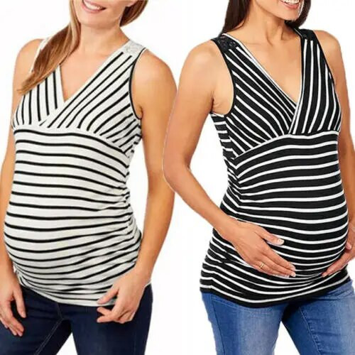 Rasedatele mõeldud riided Naiste pitstriip Rasedatele Rasedatele Riided Imetamine Imetamine Topid Tee