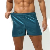 Muške kratke hlače, pidžame, hlače, mekane hlače za spavanje, svilene satenske odjeće za kupanje, noćne hlače, pidžame, donji dio kućne odjeće, muške