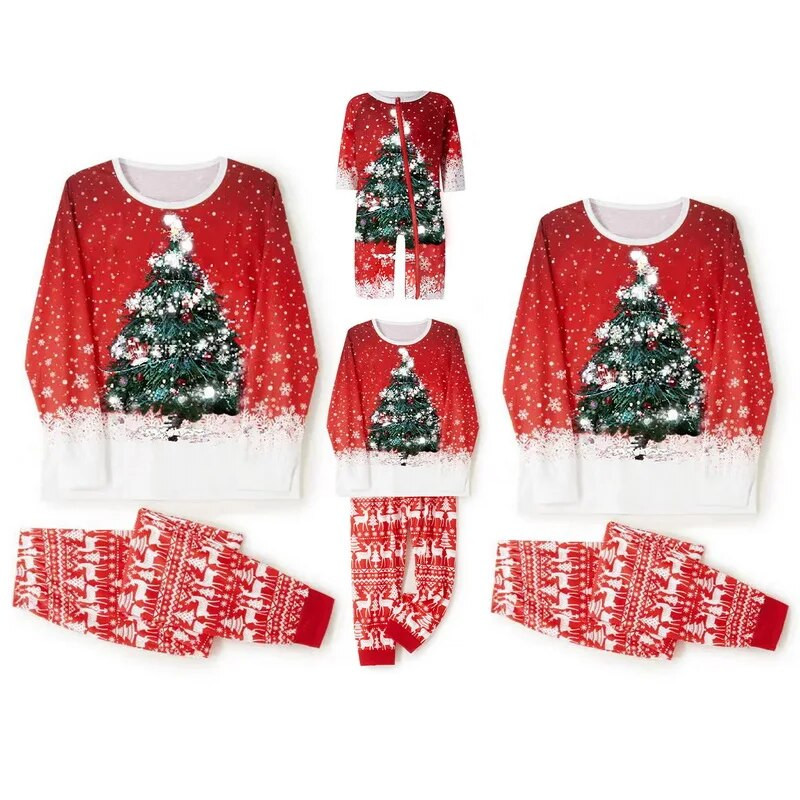 Jõuludeks sobivad pereriided, ema isa, lapsed, 2-osaline pidžaamakomplekt, väikelaste vankrid, vabad magamisriided, jõulud, pere välimusega pidžaamad