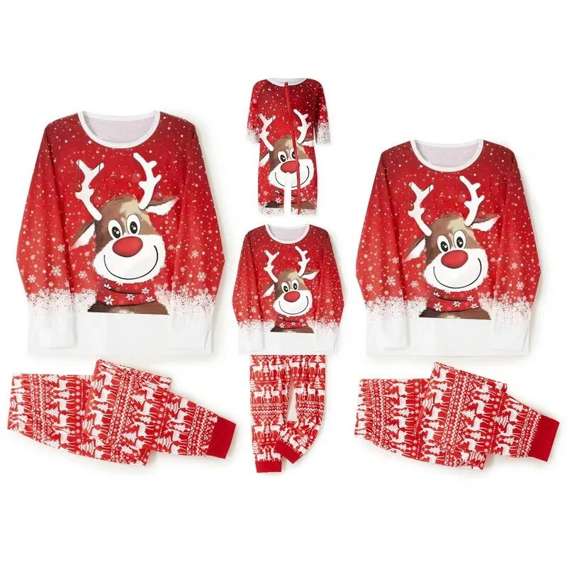 Jõuludeks sobivad pereriided, ema isa, lapsed, 2-osaline pidžaamakomplekt, väikelaste vankrid, vabad magamisriided, jõulud, pere välimusega pidžaamad