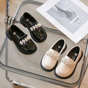 Παιδικά Loafers για κορίτσια Δερμάτινα Παπούτσια Rhinestone Princess Παιδικά Flats Παπούτσια Οξφόρδης Πλατφόρμα Slip on Shoes Baby casual παπούτσια