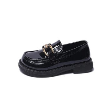 Παιδικά Loafers Παιδικά Flats Κορίτσια Slip on Flat Shoes Κοριτσίστικα Παπούτσια με αλυσίδα για βάρκα Μαύρα Loafer για αγόρια Casual Παπούτσια Sneaker Φθινόπωρο