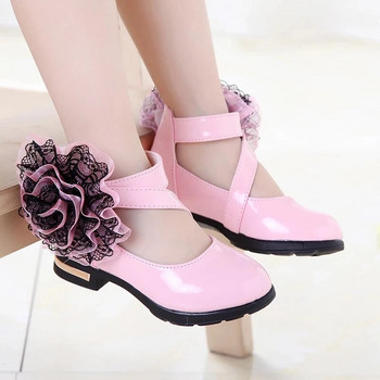 Classic Princess Shoes 2023 Άνοιξη φθινόπωρο παιδικά παπούτσια Σχολικά κορίτσια Casual παπούτσια Εφηβικά παπούτσια χορού γάμου