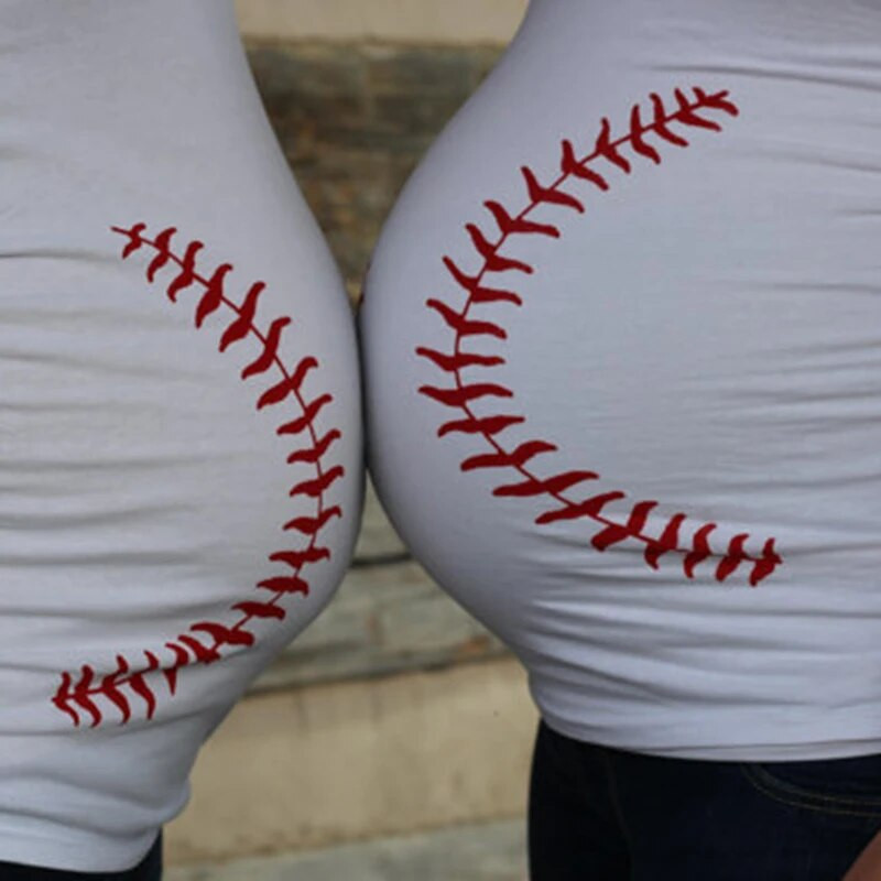 Visokokvalitetne majice za trudnice Pamučne kratke rukave s printom za bebe Široke ženske majice kratkih rukava Majice za trudnice Duge majice za trudnice