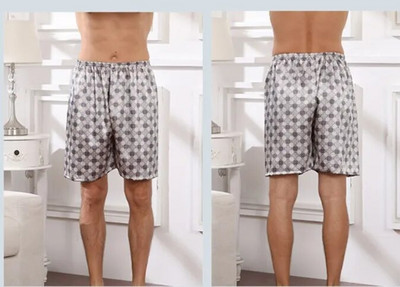 CLEVER-MENMODE Muškarci Ležerna kućna spavaćica Satenska pidžama Kratke pidžame Donji dio pidžame Bokserice Kratke hlače Lounge Homewear