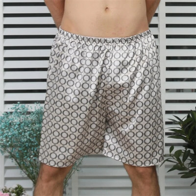 CLEVER-MENMODE Muškarci Ležerna kućna spavaćica Satenska pidžama Kratke pidžame Donji dio pidžame Bokserice Kratke hlače Lounge Homewear