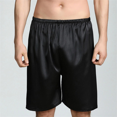 CLEVER-MENMODE Muškarci Ležerna kućna spavaćica Satenska pidžama Kratke pidžame Donji dio pidžame Bokserice Kratke hlače Lounge Homewear