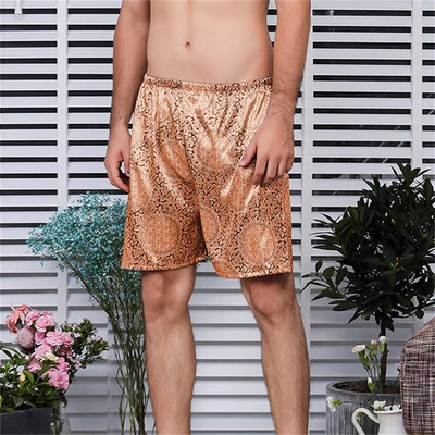 CLEVER-MENMODE Muškarci Ležerna kućna spavaćica Satenska pidžama Kratke pidžame Donji dio pidžame Bokserice Kratke hlače Lounge Homewear
