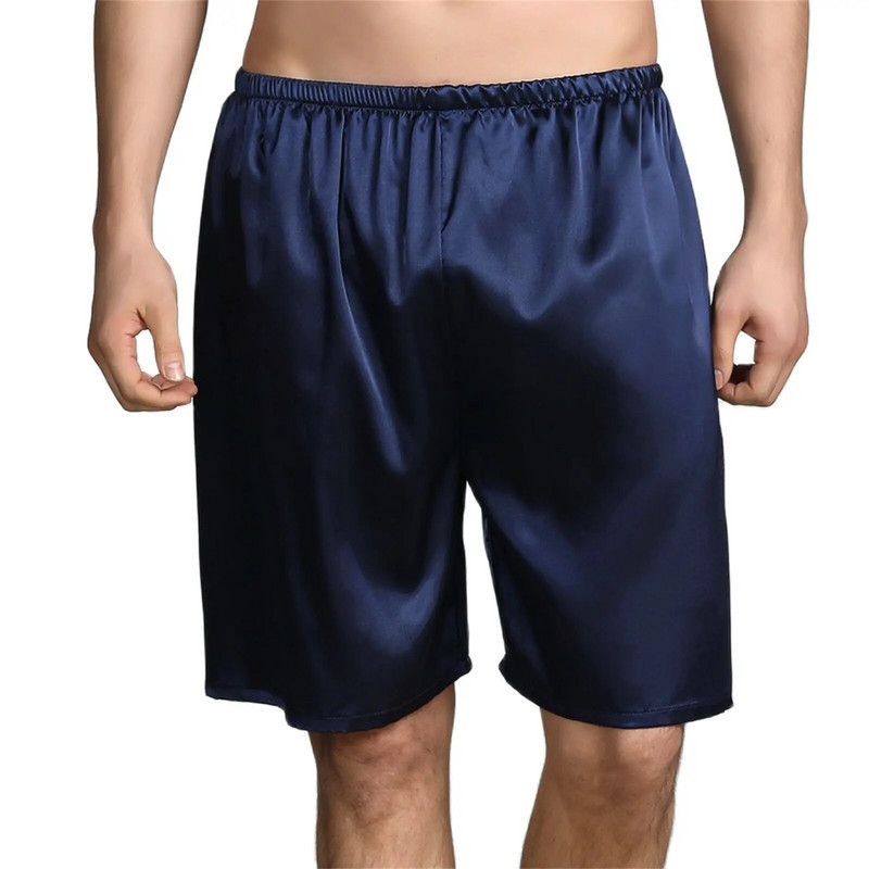 CLEVER-MENMODE Muškarci Ležerna kućna spavaćica Satenska pidžama Kratke pidžame Donji dio pidžame Bokserice Kratke hlače Lounge Homewear