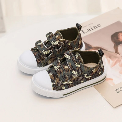 Baba vászoncipő lányoknak aranyos nyomott tornacipők fiúknak gyerekeknek kényelmes vászon alkalmi sportcipők lapos sarkú gyerekcipők