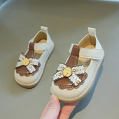 Kožne cipele za djevojčice Jesen u Lolita stilu Svestrane dječje cipele Mary Jane Modne dječje jednostruke cipele za princezu s naboranim rubovima