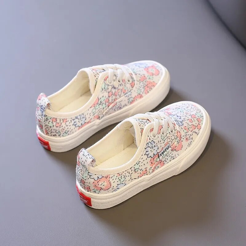 Dječja obuća Platnena obuća za dječake i djevojčice 2023. Novo proljeće 2023. Cvjetni Raznovrsna plitka ležerna moda Lijepa i slatka Razigrana uniseks