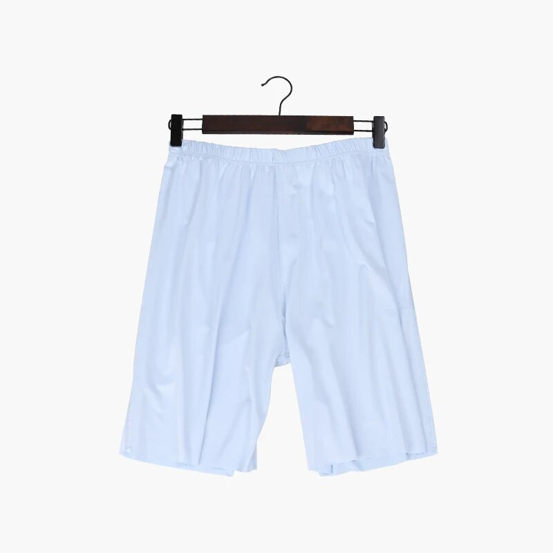 Ice Silk Cool Summer Vīriešu guļamveļa Šorti Seksīga apakšveļa Naktsveļa Ērts Elastīgs Brīvs Ikdienišķs Vīriešu Mājas Apakšveļa