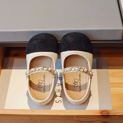 Dječje kožne cipele Elegantne cipele za bebe Modne patchwork dječje jednostruke cipele Causal Prozračne ravne cipele Cipele za djevojčice Princess