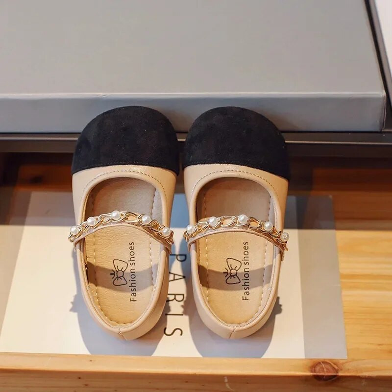 Dječje kožne cipele Elegantne cipele za bebe Modne patchwork dječje jednostruke cipele Causal Prozračne ravne cipele Cipele za djevojčice Princess