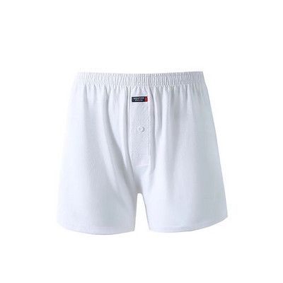 Pidžama hlače od 100% pamuka 4XL Široke udobne bokserice i gaćice Prozračne donji dio međunožja na kopčanje Muške gaćice Donje rublje za spavanje