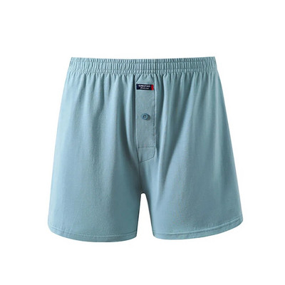 Pidžama hlače od 100% pamuka 4XL Široke udobne bokserice i gaćice Prozračne donji dio međunožja na kopčanje Muške gaćice Donje rublje za spavanje